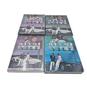 Lot of 4 Miami Vice TV Show Complete Seasons 2-5 *Sealed New* 1984
